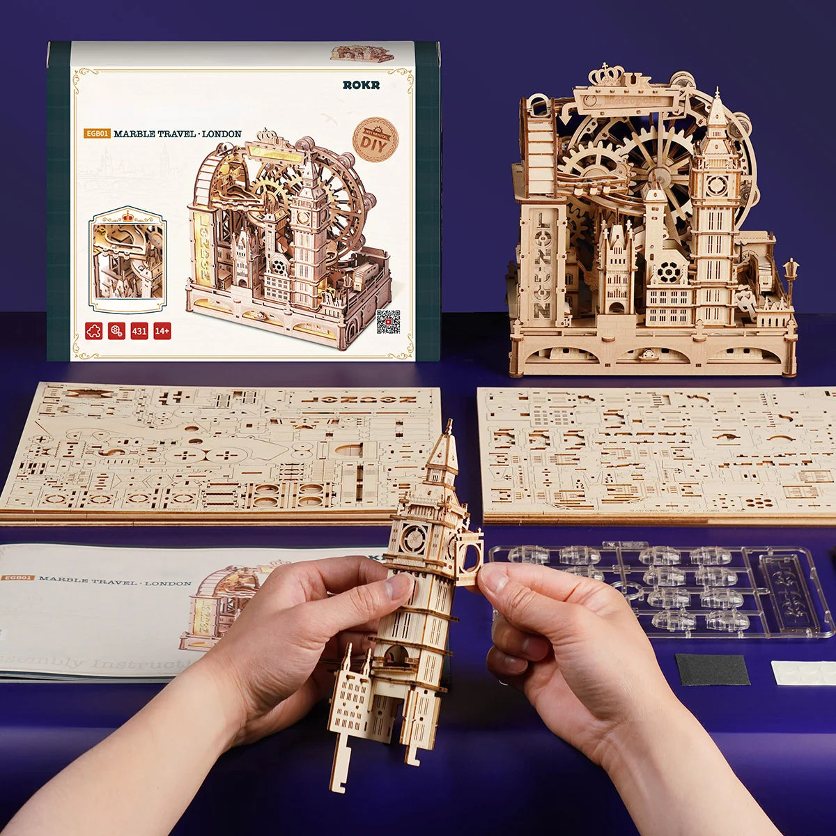 London Marble Run – Marble Travel 3D Wooden Puzzle
