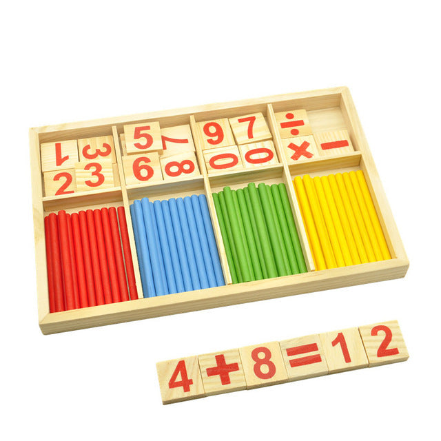 Montessori Early Maths Wooden Board – Numbers & Counting