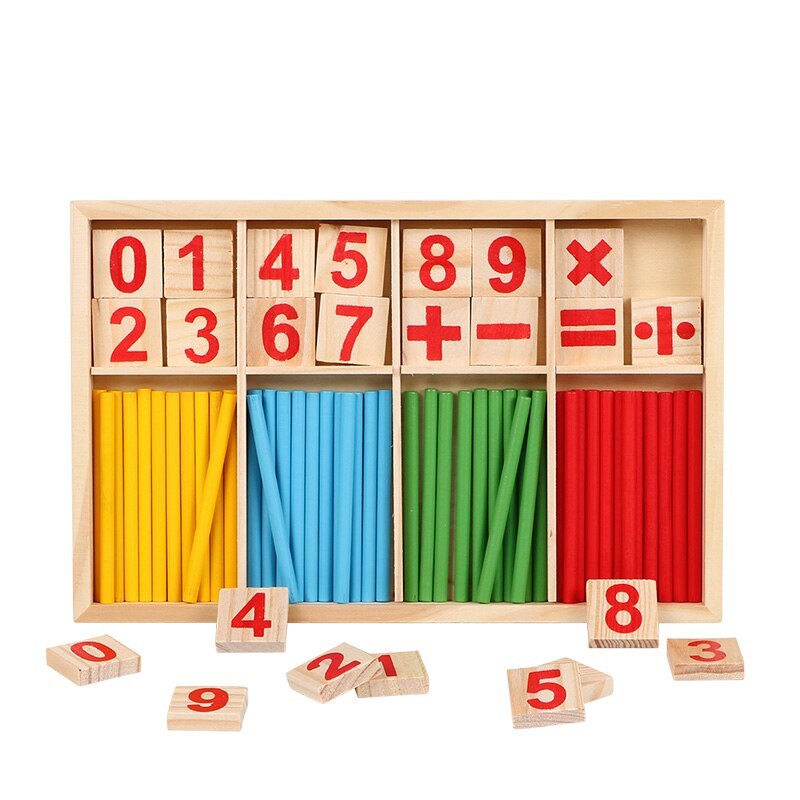 Montessori Early Maths Wooden Board – Numbers & Counting