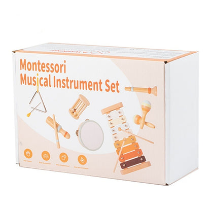 Wooden Musical Instrument Set – 7-Piece Orff Kit