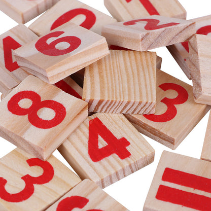 Montessori Early Maths Wooden Board – Numbers & Counting