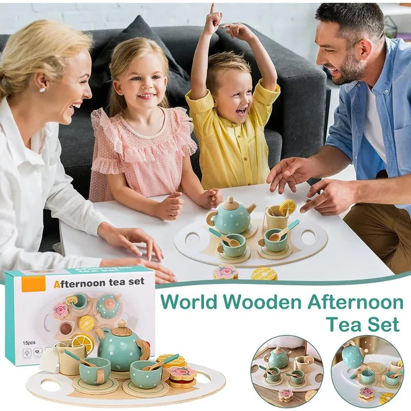 Afternoon Wooden Tea Set – Pretend Play Toy