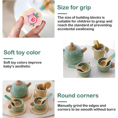 Afternoon Wooden Tea Set – Pretend Play Toy