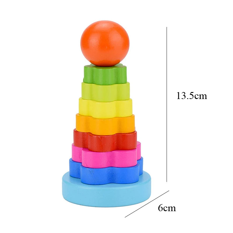 Montessori 3D Wooden Puzzles - Early Learning Educational Toys for Kids - Ideal Birthday Gifts