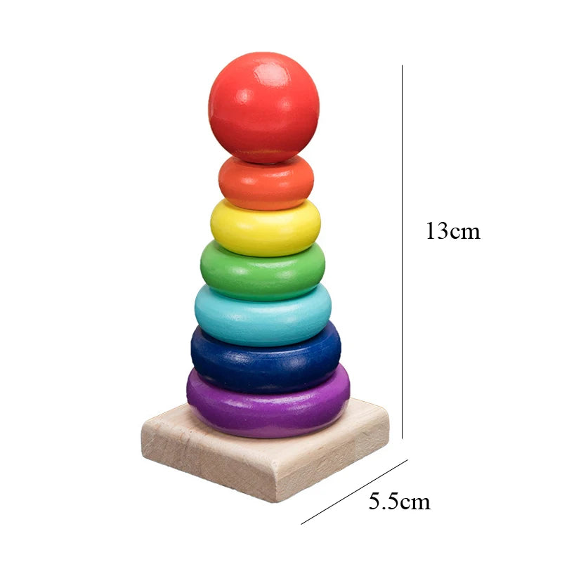 Montessori 3D Wooden Puzzles - Early Learning Educational Toys for Kids - Ideal Birthday Gifts