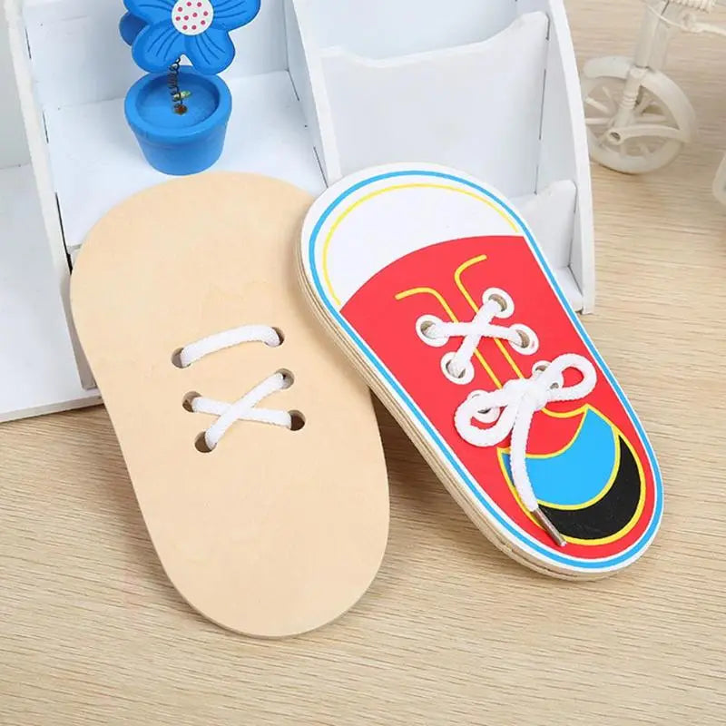 Kids Cute Wooden Shoes 