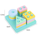 Montessori 3D Wooden Puzzles - Early Learning Educational Toys for Kids - Ideal Birthday Gifts