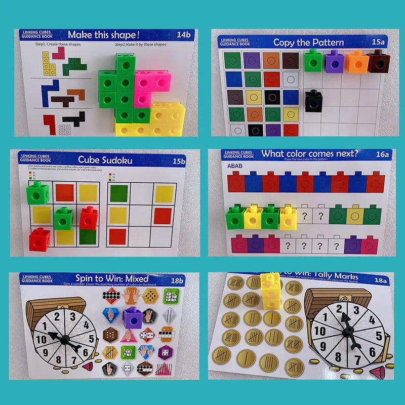 Mathematics Learning Cubes, Cards and Stickers