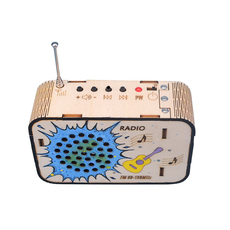 3D Wooden Puzzle DIY Radio Model Science and Technology STEM Project