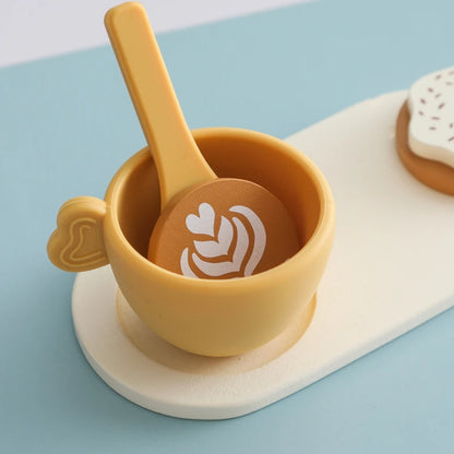 Montessori Wooden Coffee & Afternoon Tea Set – Pretend Play