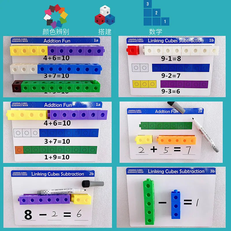 Mathematics Learning Cubes, Cards and Stickers