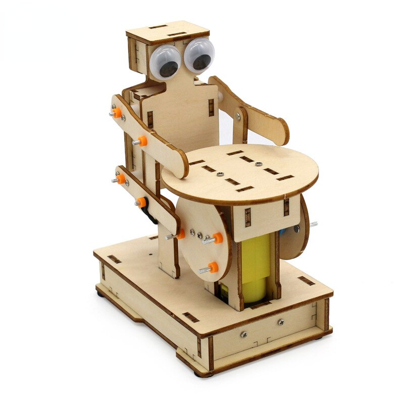 3D Wooden Puzzle DIY STEM Kits - Mini Table Drill & Coin Swallowing