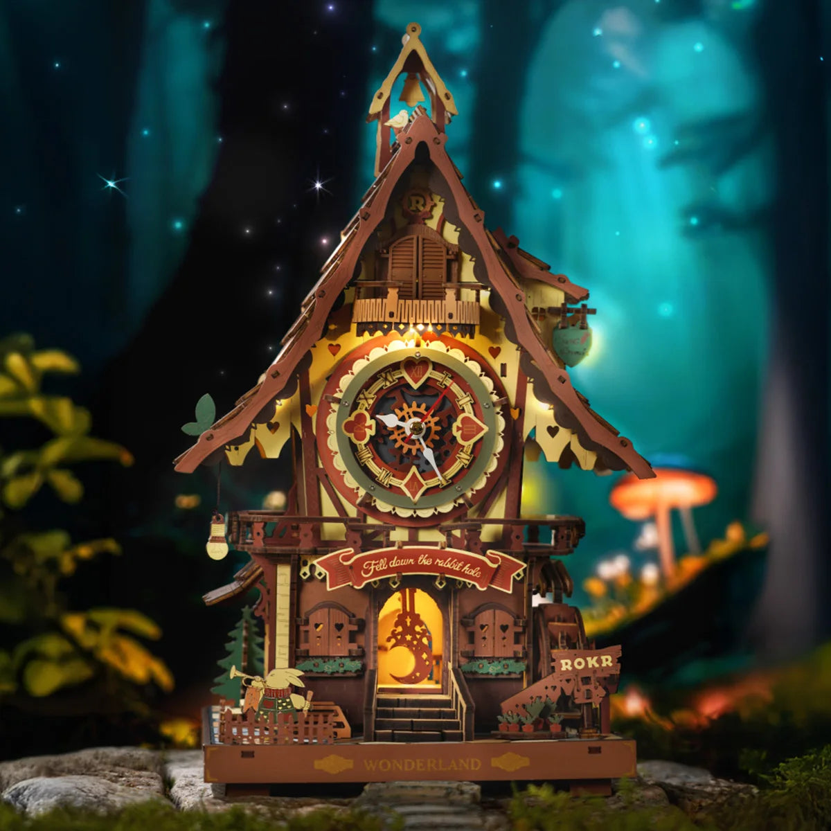 Cuckoo Clock – Mechanical 3D Wooden Puzzle