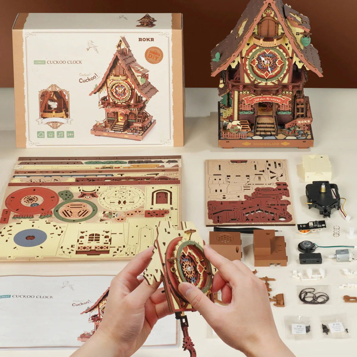 Cuckoo Clock – Mechanical 3D Wooden Puzzle