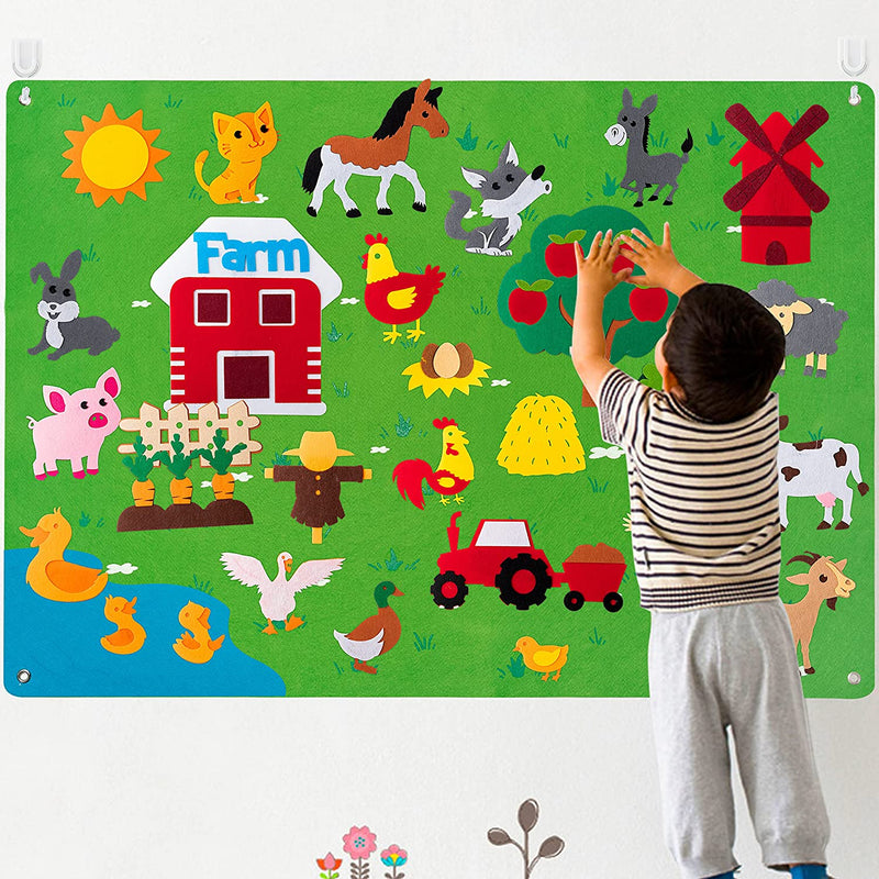 Spark Your Child's Imagination with our Large Montessori Felt Board Set