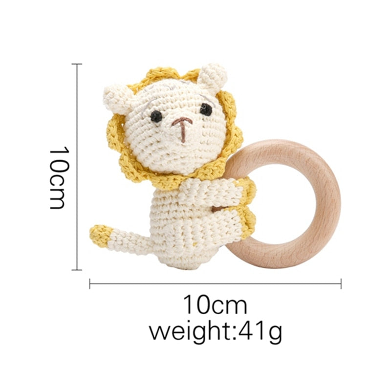 Music Rattle Crochet Animal Rattles - Montessori Children