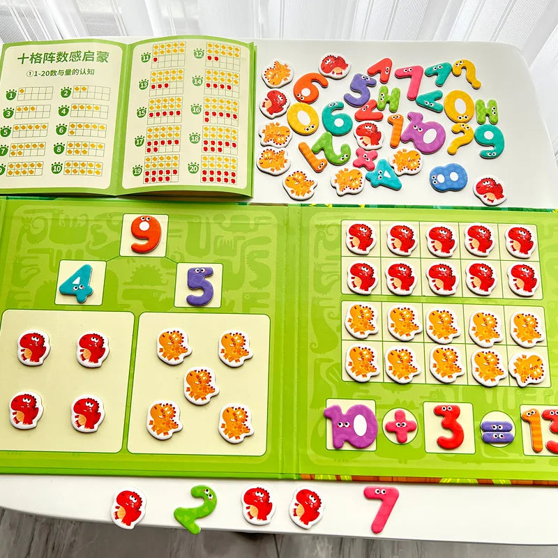 Kids Math Arithmetic Magnetic Stickers - Montessori Early Learning Education Toys