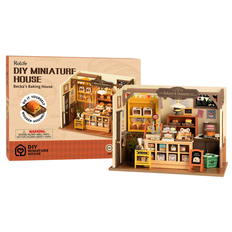 Rolife Becka's Baking House - Create Your Own Miniature Delight shop