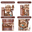 3D Wooden Puzzle ROKR Chocolate Factory Marble Run 3D Wooden Puzzle