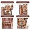 3D Wooden Puzzle ROKR Chocolate Factory Marble Run 3D Wooden Puzzle