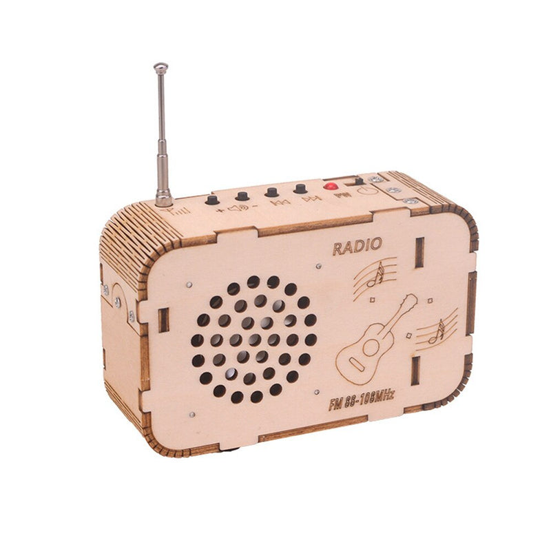 3D Wooden Puzzle DIY Radio Model Science and Technology STEM Project