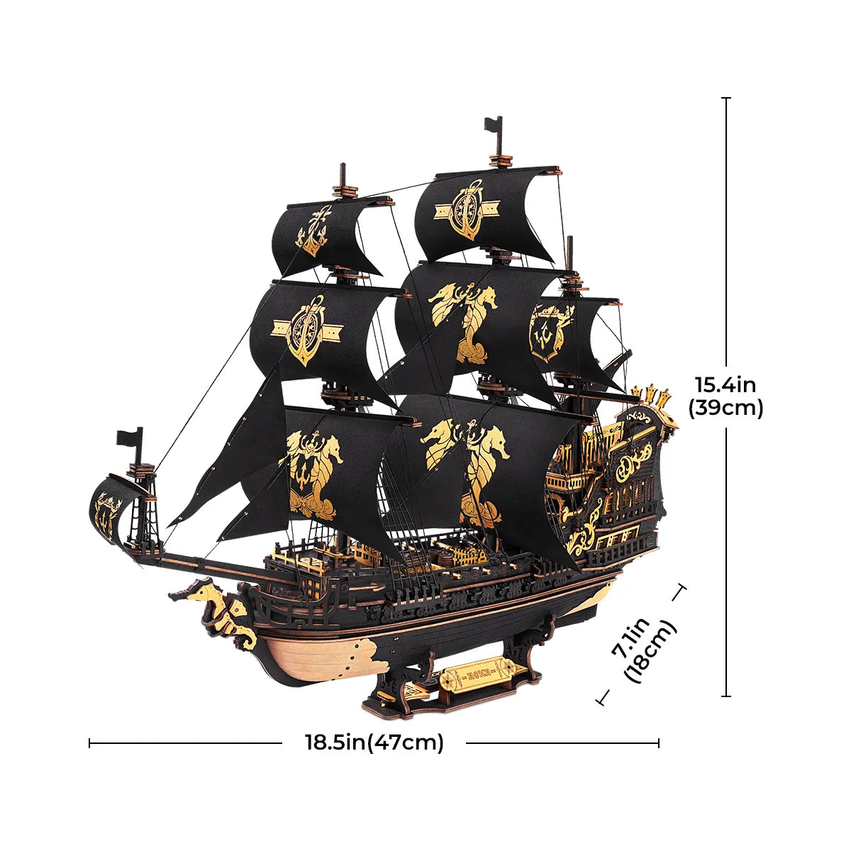 Seahorse Barque – Wooden Ship Model Kit