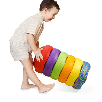 Rainbow Stepping Stone – Sensory Balance Toy
