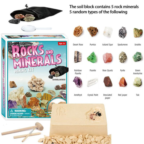 diy crystal treasure excavation kit